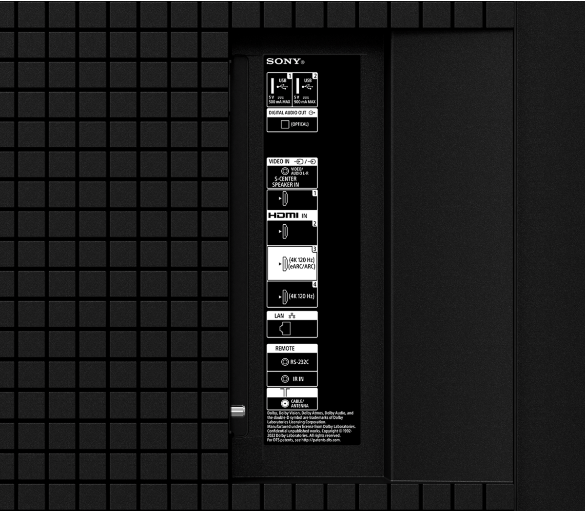 Sony BRAVIA XR X90L Full Array LED 4K HDR Google TV (2023)